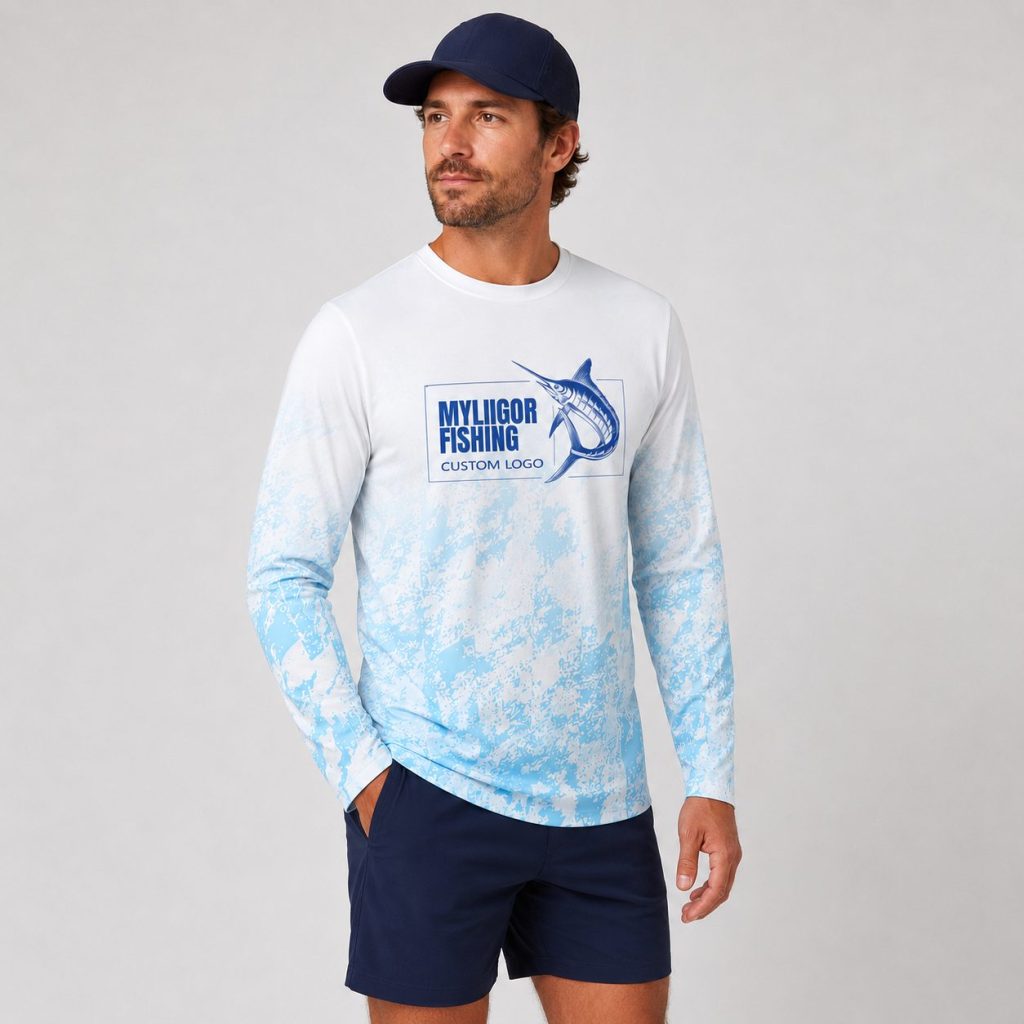 Crew neck sun shirts